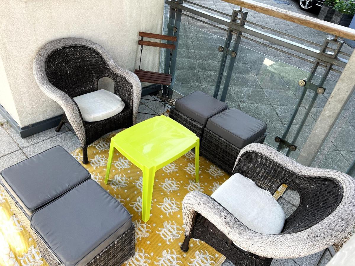 Ferienwohnung Retro Seaside Apt With Patio Swansea Exterior foto